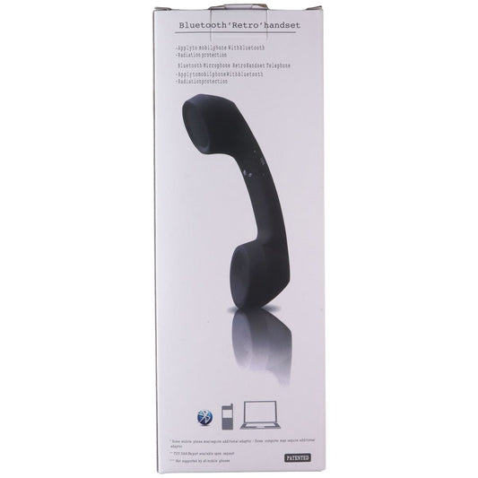 NFXSL Bluetooth Retro Handset Phone with Charging Cable - Black