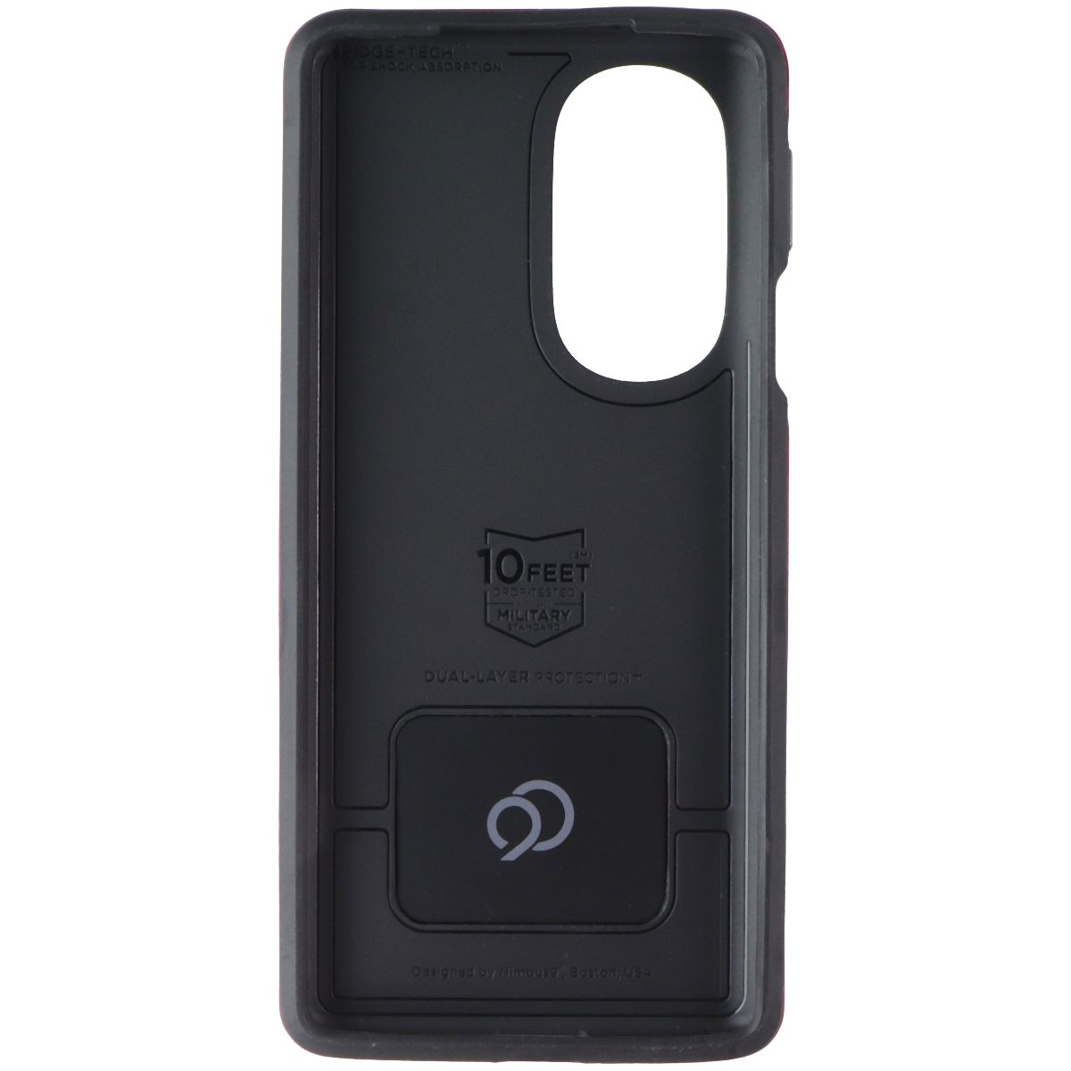 Nimbus9 Cirrus 2 Series Case for Motorola Edge+ 5G UW - Red/Black Cell Phone - Cases, Covers & Skins Nimbus9 - Simple Cell Bulk Wholesale Pricing - USA Seller