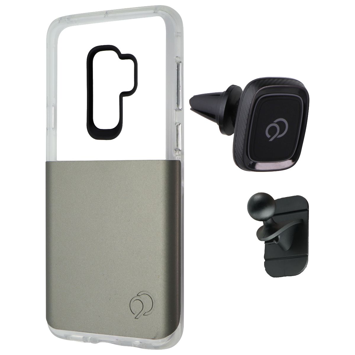 Nimbus9 Ghost 2 Series Case for Samsung Galaxy (S9+) - Clear/Olive Grey Cell Phone - Cases, Covers & Skins Nimbus9 - Simple Cell Bulk Wholesale Pricing - USA Seller