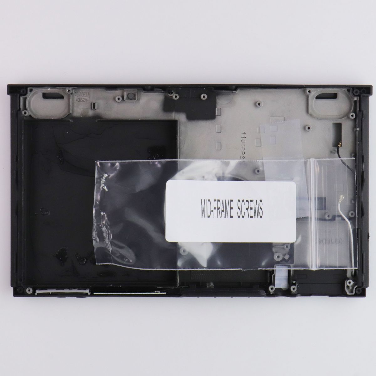 Repair Part -Mid-Frame Housing + Front Bezel w/ Screws & Antenna (Black) Gaming/Console - Replacement Parts & Tools Nintendo - Simple Cell Bulk Wholesale Pricing - USA Seller