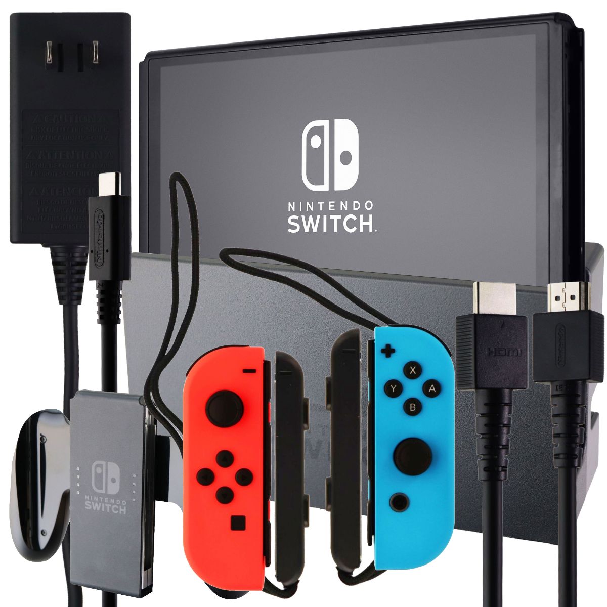 Nintendo Switch Console (OLED Version) with Blue & Red Joy-Cons (HEG-OO1 / JPN) Gaming/Console - Video Game Consoles Nintendo - Simple Cell Bulk Wholesale Pricing - USA Seller