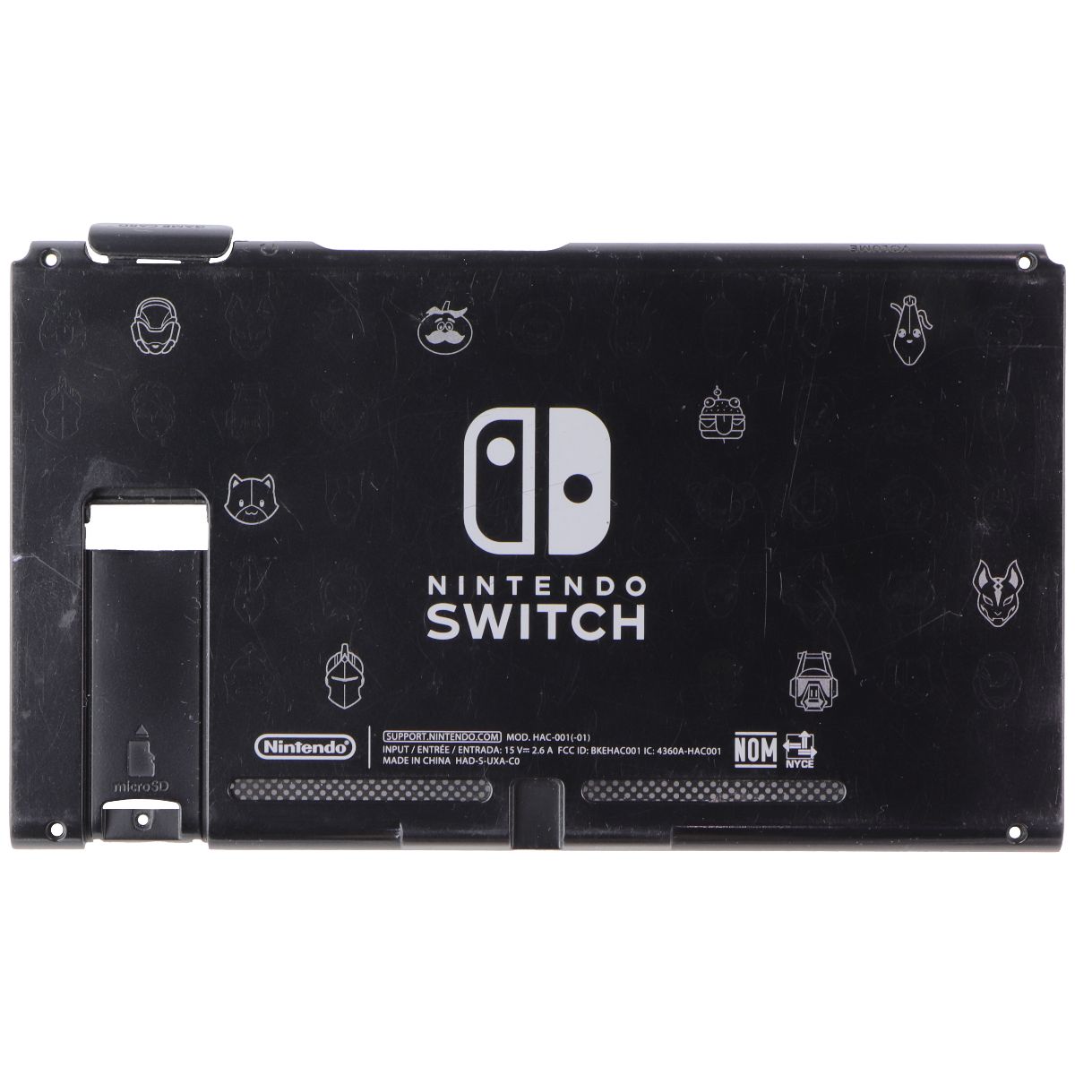 Replacement Back Plate (Fortnite) for Nintendo Switch HAC-001(-01) Gaming/Console - Replacement Parts & Tools Nintendo - Simple Cell Bulk Wholesale Pricing - USA Seller