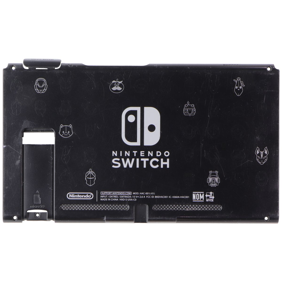 Replacement Back Plate (Fortnite) for Nintendo Switch HAC-001(-01) Gaming/Console - Replacement Parts & Tools Nintendo    - Simple Cell Bulk Wholesale Pricing - USA Seller