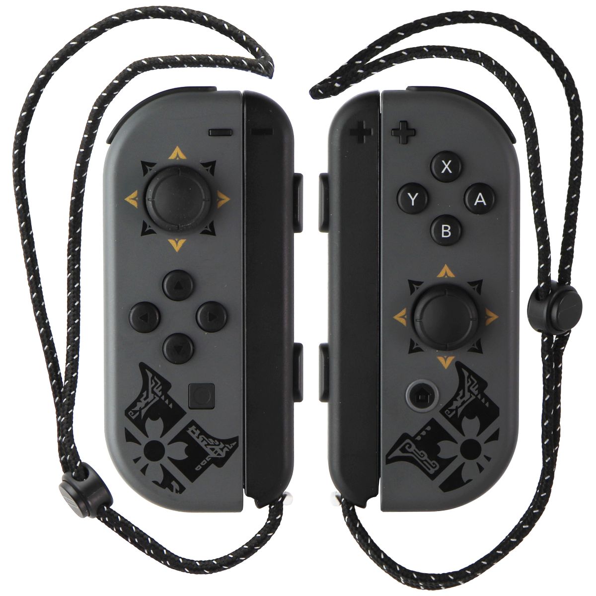 Nintendo Original Monster Hunter Joy-Con Set with Straps - Gray (HAC-015/16) Gaming/Console - Controllers & Attachments Nintendo - Simple Cell Bulk Wholesale Pricing - USA Seller