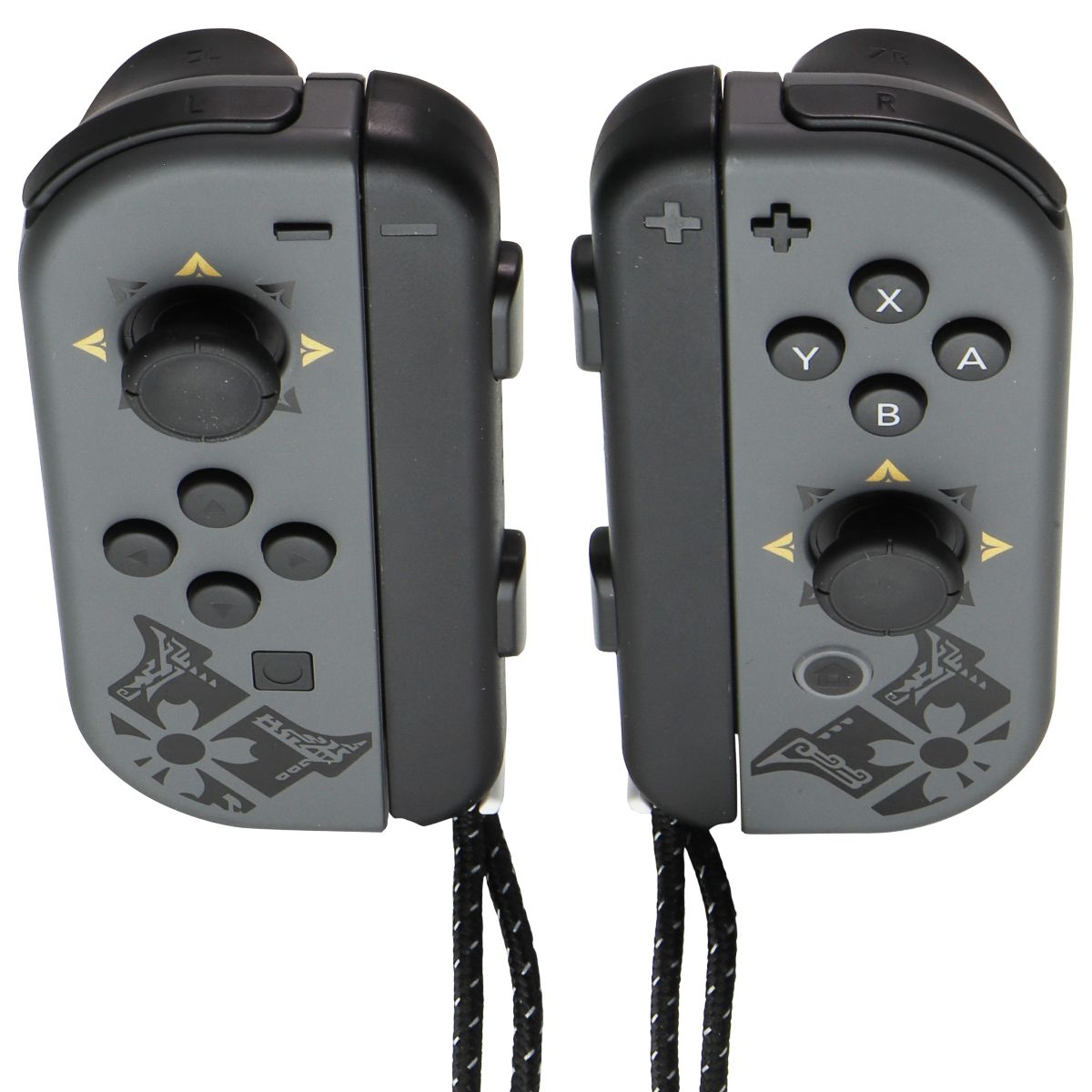 Nintendo Original Monster Hunter Joy-Con Set with Straps - Gray (HAC-015/16) Gaming/Console - Controllers & Attachments Nintendo - Simple Cell Bulk Wholesale Pricing - USA Seller
