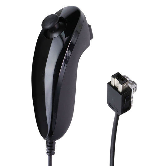 Official Nintendo Wii Nunchuk - Glossy Black (RVL-004) Gaming/Console - Controllers & Attachments Nintendo - Simple Cell Bulk Wholesale Pricing - USA Seller