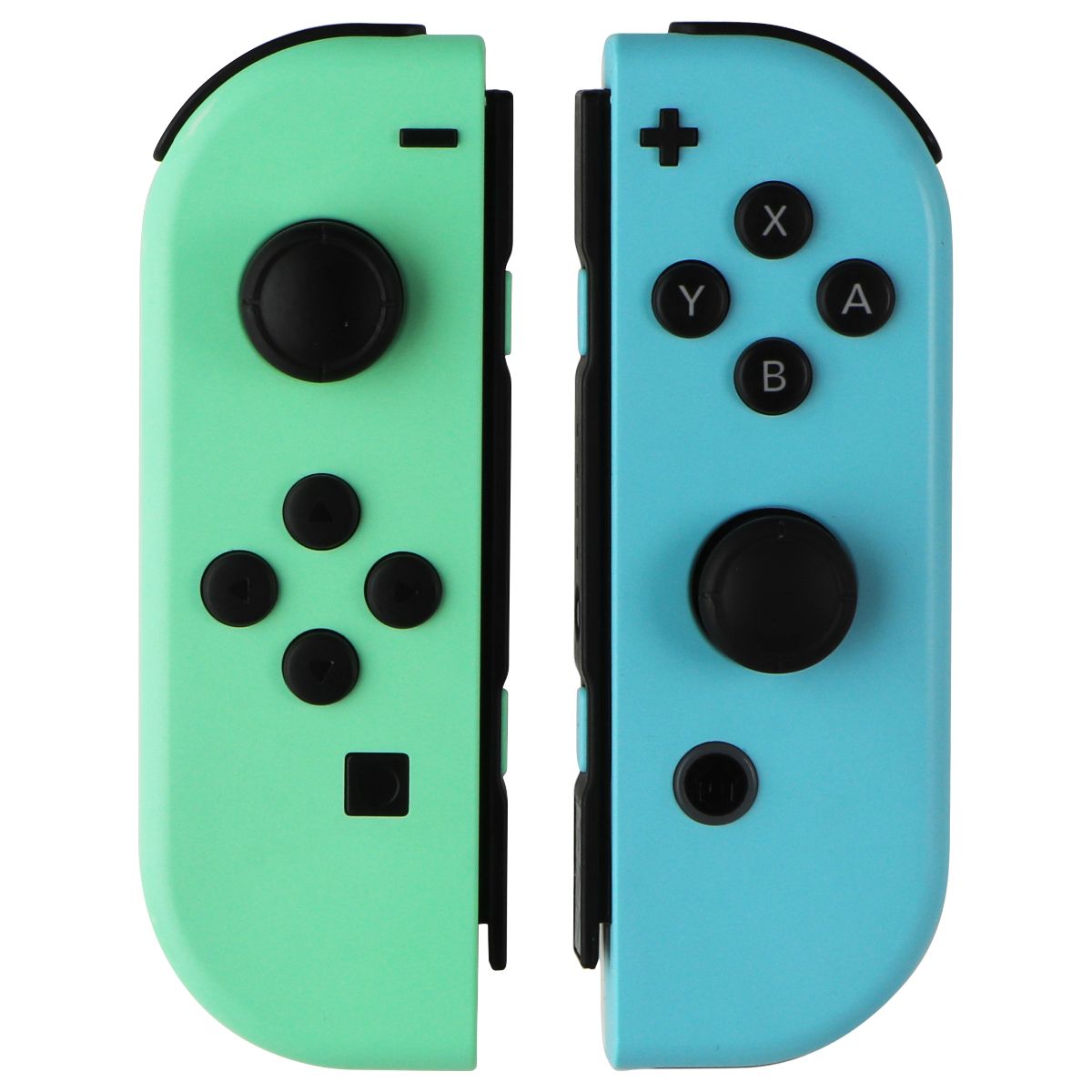 Nintendo Animal Crossing Left & Right Joy-Cons - NO Straps - Blue/Green Gaming/Console - Controllers & Attachments Nintendo - Simple Cell Bulk Wholesale Pricing - USA Seller
