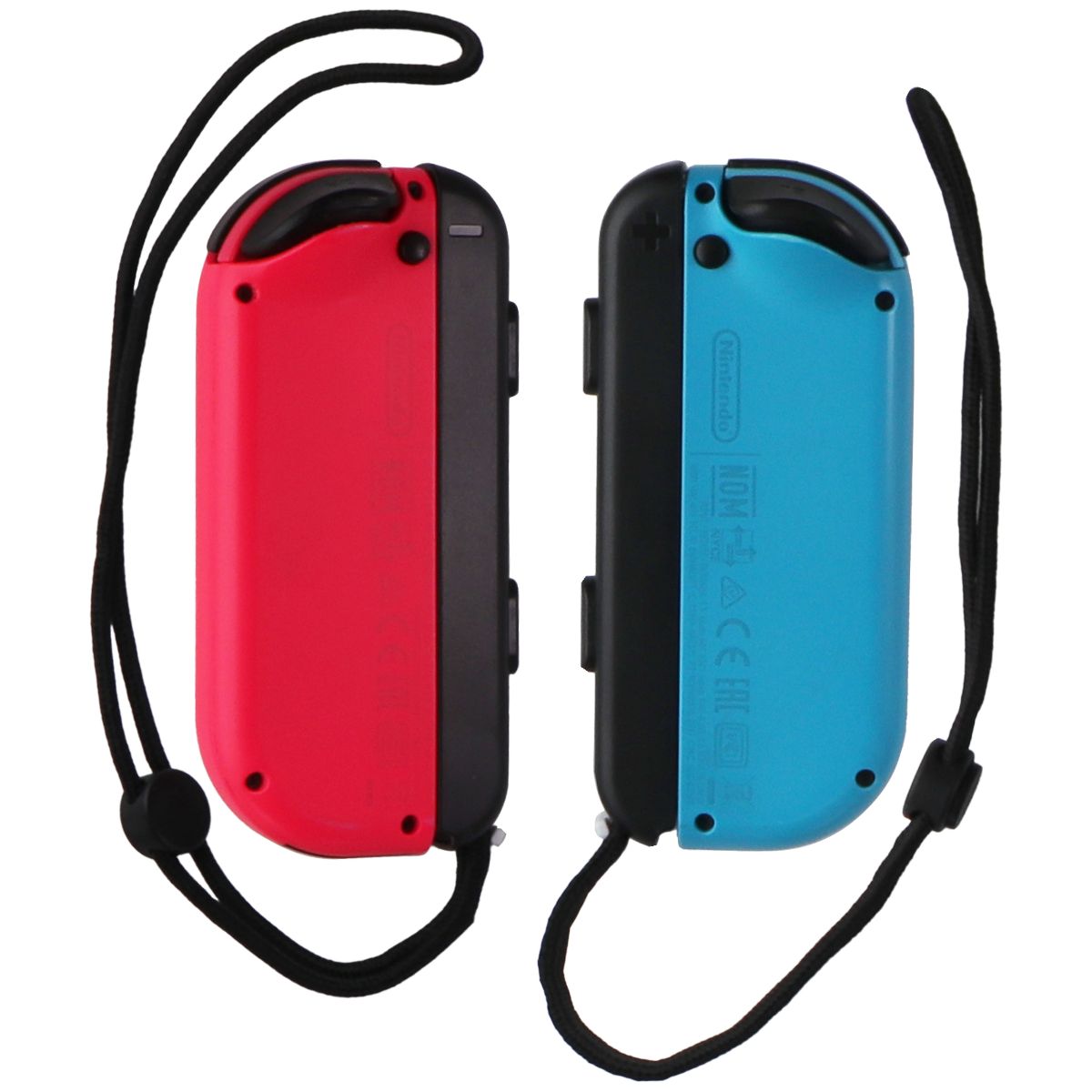 Nintendo Joy-Con Controllers with Straps - Left Neon Blue/Right Red (HAC-015/16) Gaming/Console - Controllers & Attachments Nintendo - Simple Cell Bulk Wholesale Pricing - USA Seller