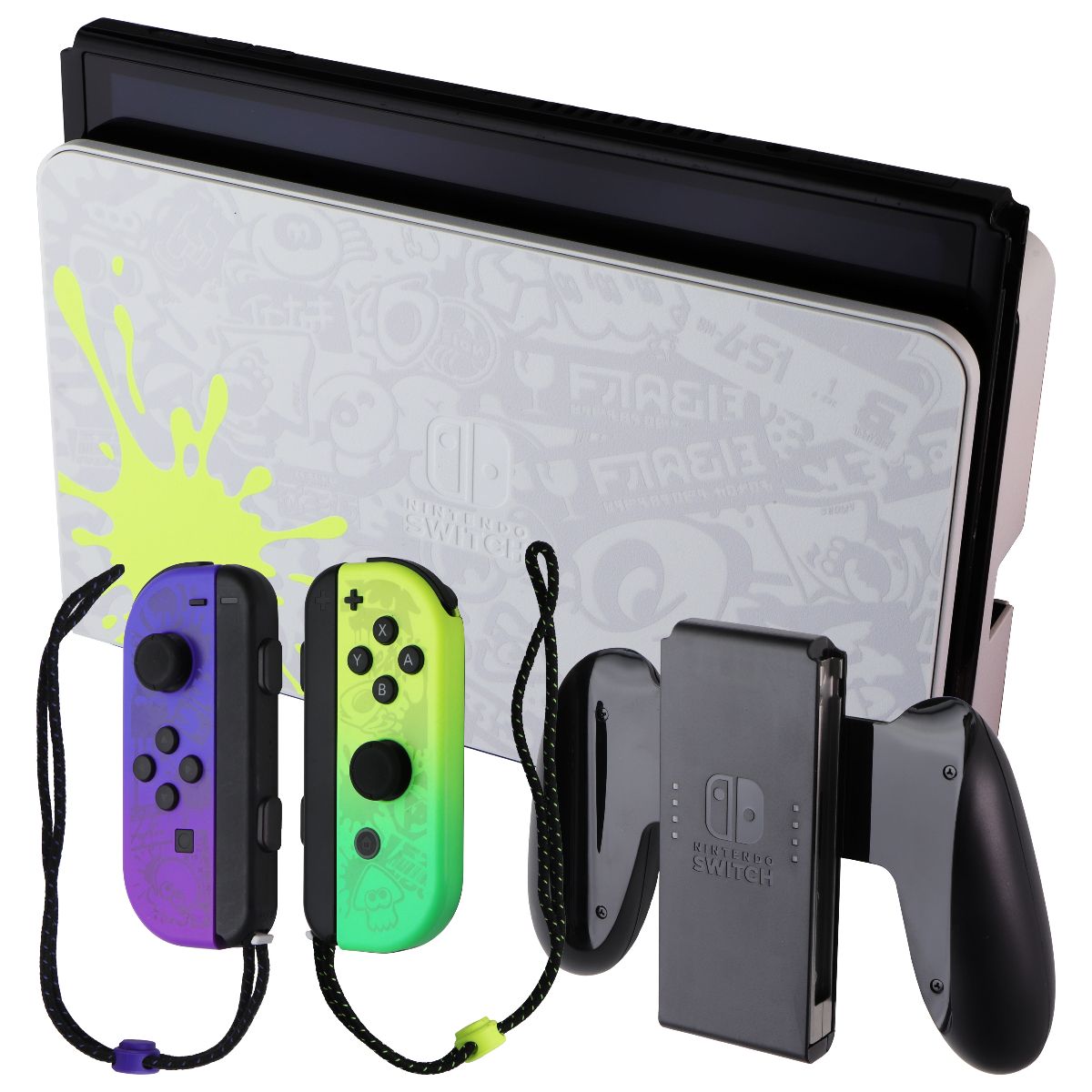 Nintendo Switch - OLED Model Splatoon 3 Special Edition Bundle Gaming/Console - Video Game Consoles Nintendo    - Simple Cell Bulk Wholesale Pricing - USA Seller