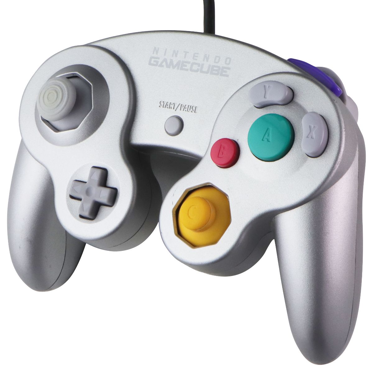 Nintendo GameCube Wired Gaming Controller - Platinum Silver (DOL-003) Gaming/Console - Controllers & Attachments Nintendo - Simple Cell Bulk Wholesale Pricing - USA Seller
