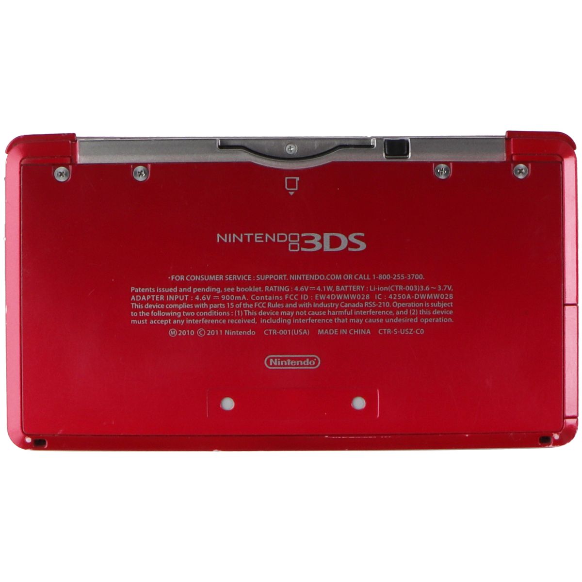 Nintendo 3DS Handheld Gaming System - Flame Red (CTR-001) Gaming/Console - Video Game Consoles Nintendo    - Simple Cell Bulk Wholesale Pricing - USA Seller