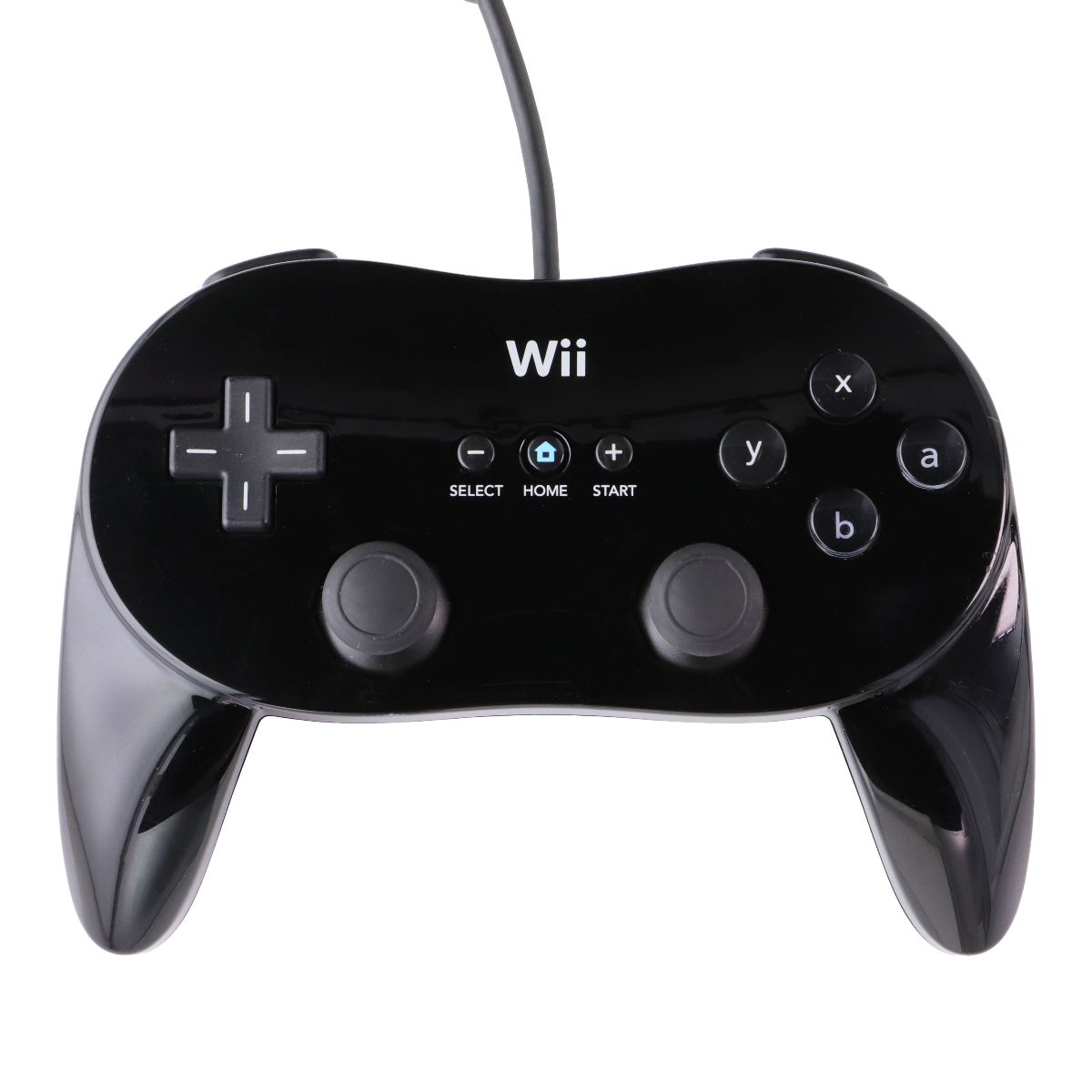 Nintendo Official Wii Classic Controller Pro - Glossy Black Gaming/Console - Controllers & Attachments Nintendo - Simple Cell Bulk Wholesale Pricing - USA Seller