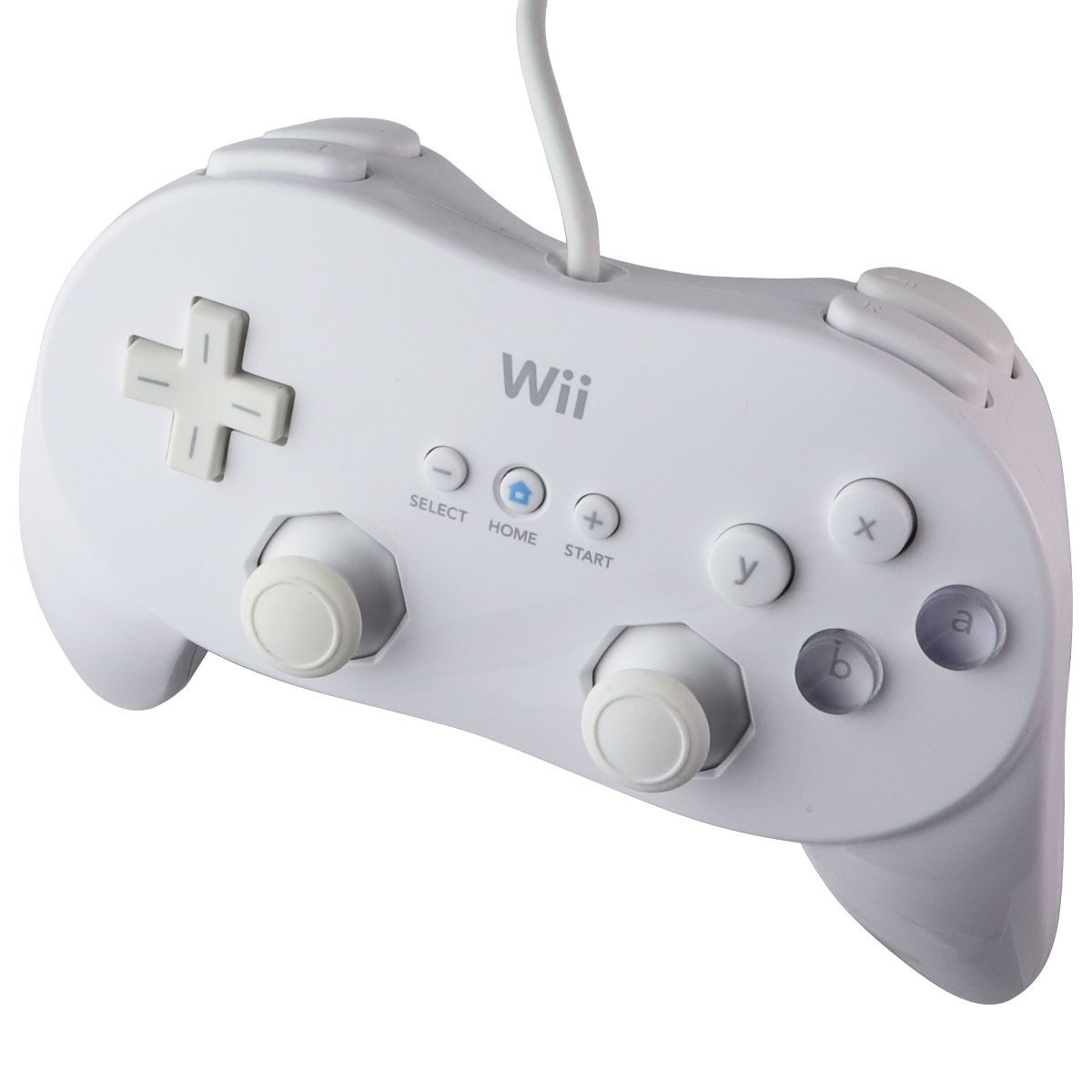Nintendo Official Wii Classic Controller Pro - White RVL-005(-02)