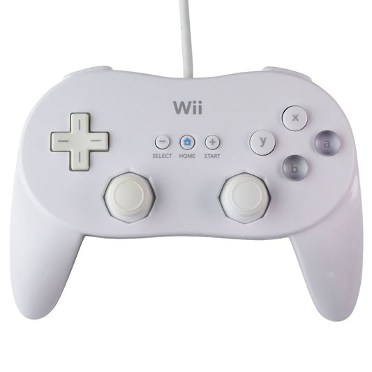 Nintendo Official Wii Classic Controller Pro - White RVL-005(-02) Gaming/Console - Controllers & Attachments Nintendo - Simple Cell Bulk Wholesale Pricing - USA Seller