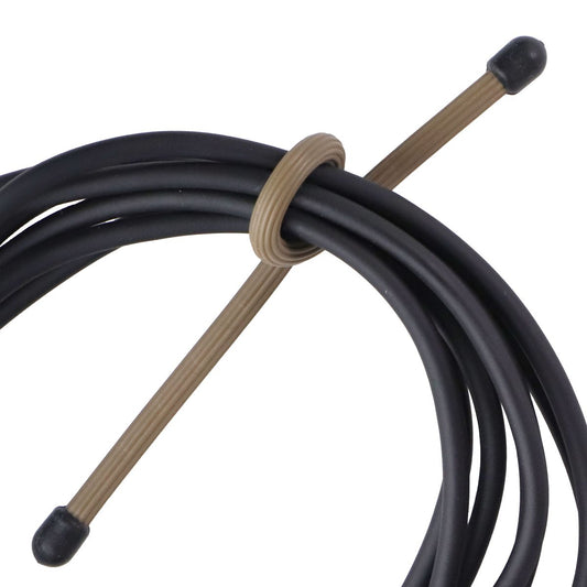 Nite Ize (6-inch) GearTie Re-useable Twist Tie for Cables & More - Brown/Black Computer/Network - Cable Ties & Organizers Nite Ize - Simple Cell Bulk Wholesale Pricing - USA Seller