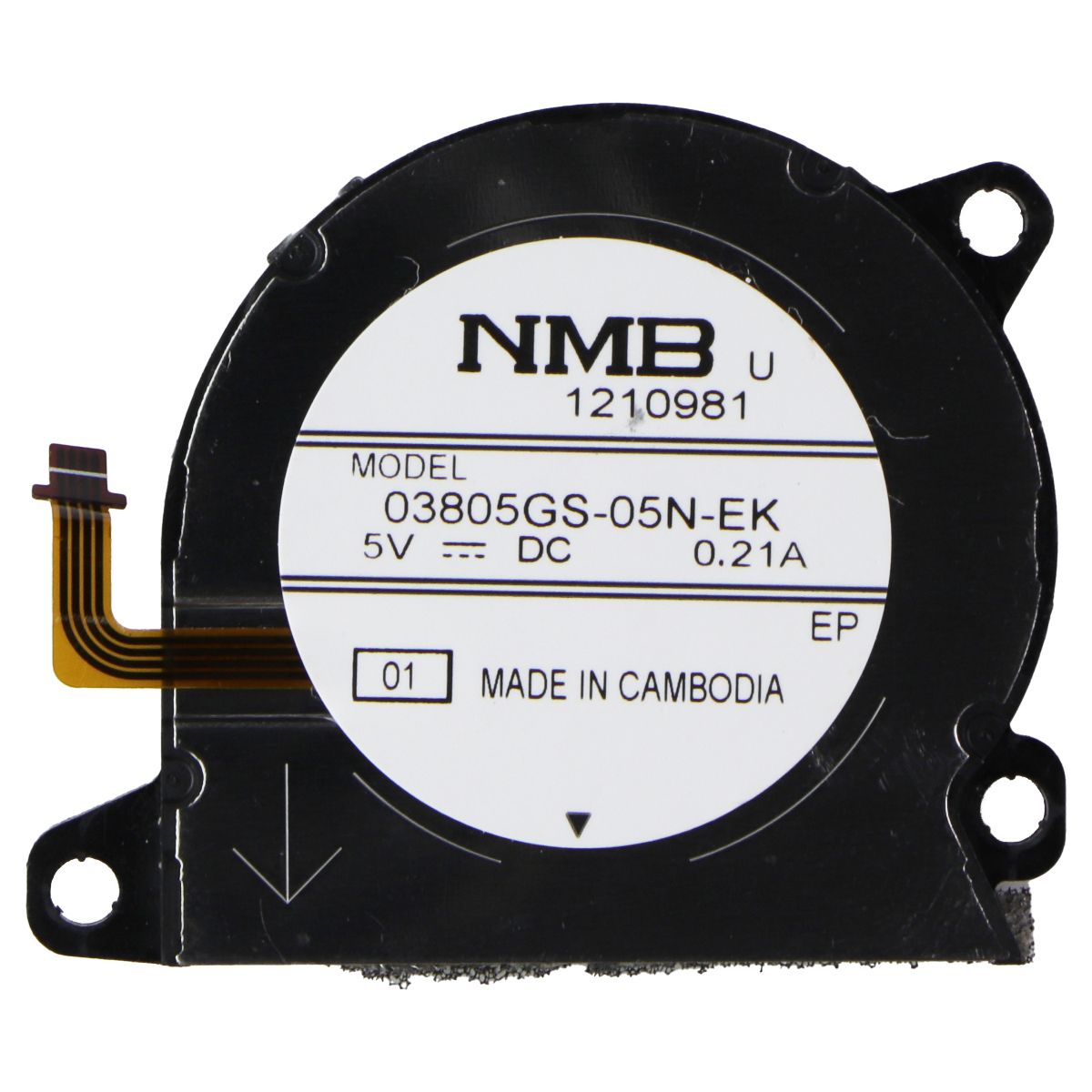 Replacement NMB DC Brushless Fan for Nintendo Switch (03805GS-05N-EK) Gaming/Console - Replacement Parts & Tools NMB    - Simple Cell Bulk Wholesale Pricing - USA Seller