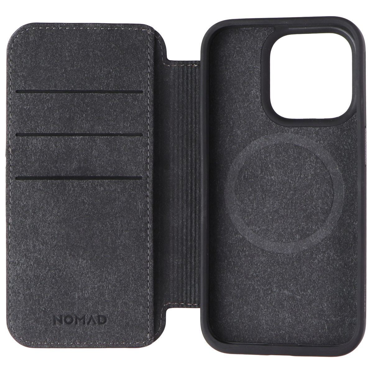 Nomad Modern Leather Folio Case for MagSafe for iPhone 15 Pro - English Tan Cell Phone - Cases, Covers & Skins Nomad - Simple Cell Bulk Wholesale Pricing - USA Seller