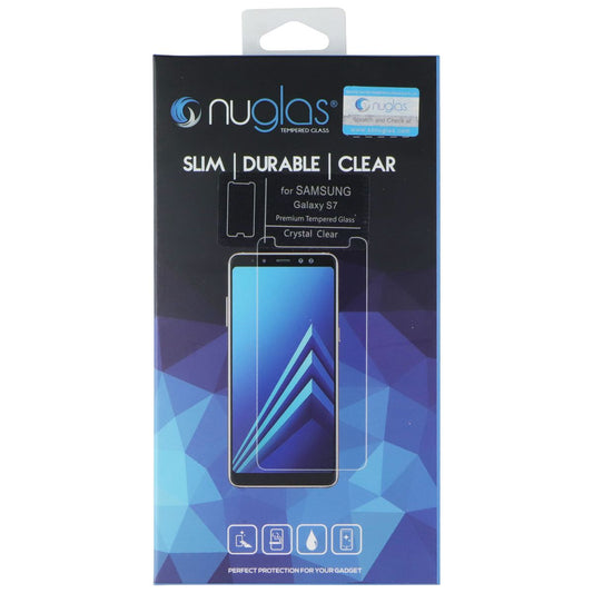 Nuglas Crystal Clear Tempered Glass Screen Protector for Galaxy S7 - Clear Cell Phone - Screen Protectors Nuglas - Simple Cell Bulk Wholesale Pricing - USA Seller