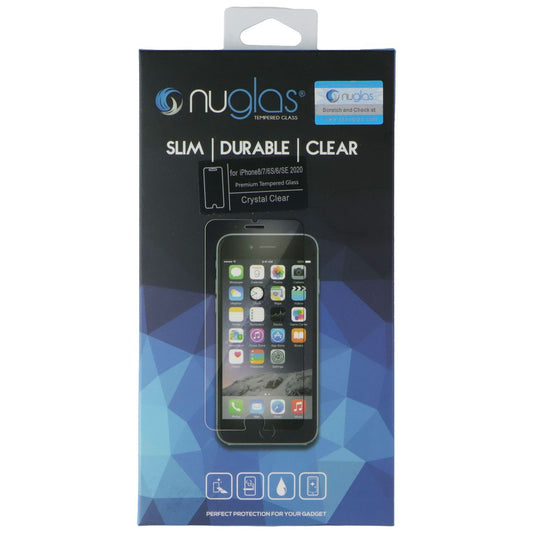 Nuglas Crystal Clear Tempered Glass for Apple iPhone 8/7/6S/6/SE 2020 - Clear Cell Phone - Screen Protectors Nuglas - Simple Cell Bulk Wholesale Pricing - USA Seller