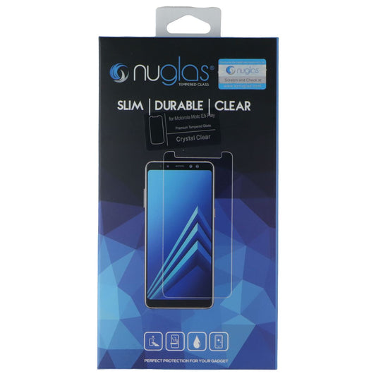 Nuglas Crystal Clear Tempered Glass for Motorola Moto E5 Play - Clear Cell Phone - Screen Protectors Nuglas - Simple Cell Bulk Wholesale Pricing - USA Seller