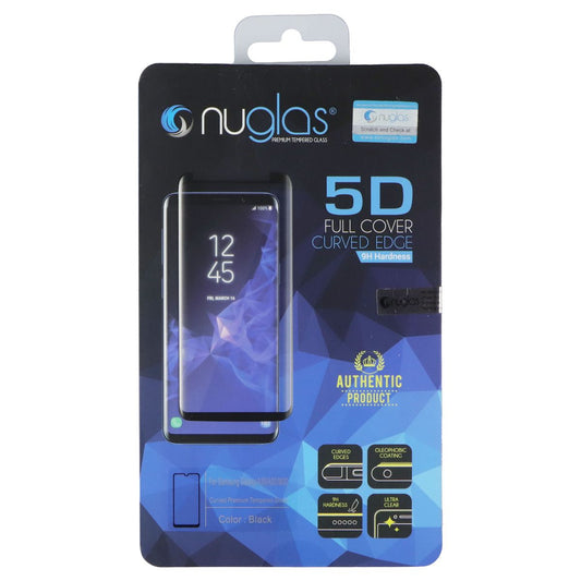 NuGlas 5D Full Cover Curved Edge Tempered Glass for Galaxy A30/A50/M30 - Black Cell Phone - Screen Protectors Nuglas - Simple Cell Bulk Wholesale Pricing - USA Seller