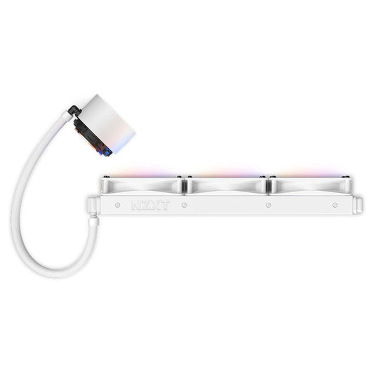 NZXT Kraken Elite 360 RGB, 360MM Liquid Cooler w/ RGB Fans - White (RL-KR36E-W1) Computer Parts - CPU Fans & Heatsinks NZXT - Simple Cell Bulk Wholesale Pricing - USA Seller
