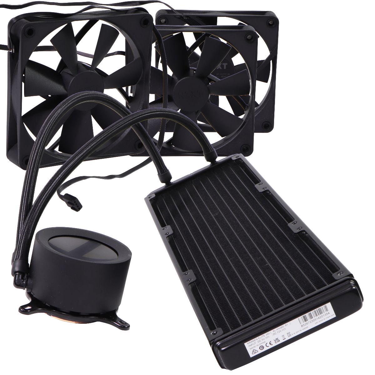 NZXT Kraken Elite 360mm Radiator CPU Liquid Cooler (3 x 120mm F Fans) w/ Display Computer Parts - Other Fan and Cooling Parts NZXT - Simple Cell Bulk Wholesale Pricing - USA Seller