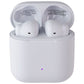 Onn Bluetooth Wireless Earphones w/Noise-Canceling Mic and Charging Case - White