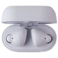Onn Bluetooth Wireless Earphones w/Noise-Canceling Mic and Charging Case - White