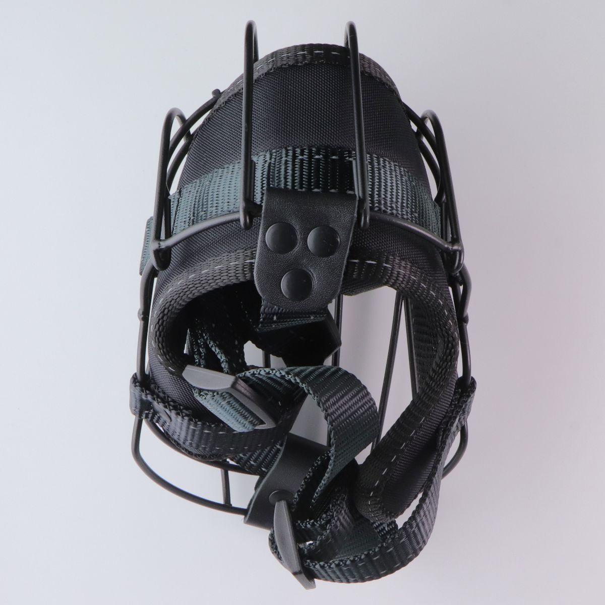 OOPSDOGGY Pitbull Dog Muzzle Reflective Metal Mask - Black Dog Supplies - Collars OOPSDOGGY - Simple Cell Bulk Wholesale Pricing - USA Seller