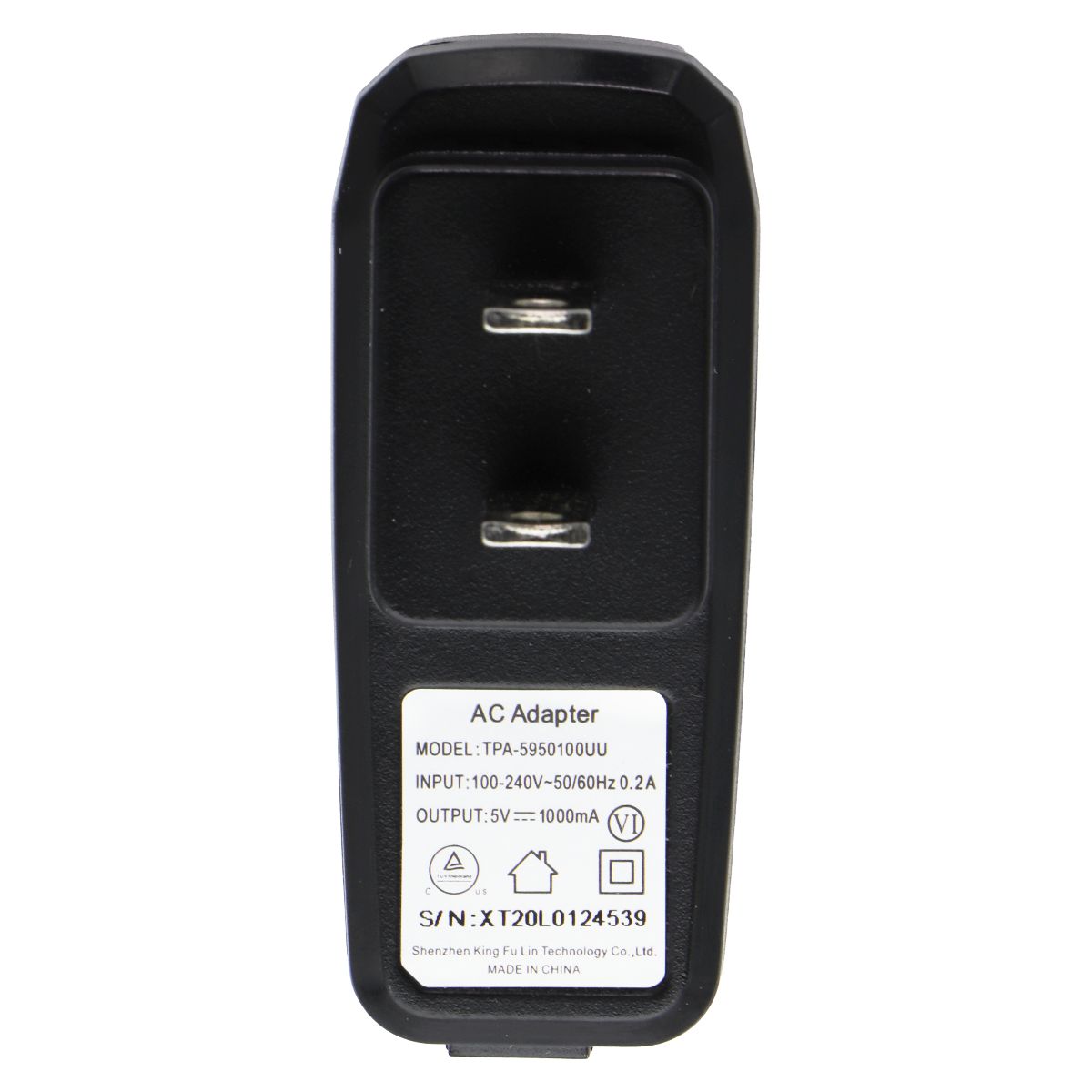 Orbic (RC400LPWR) 5V/1A AC Power Adapter - Black Cell Phone - Cables & Adapters Orbic - Simple Cell Bulk Wholesale Pricing - USA Seller