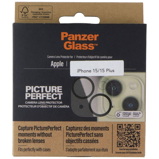 PanzerGlass Picture Perfect Camera Lens Protector for Apple iPhone 15/15 Plus