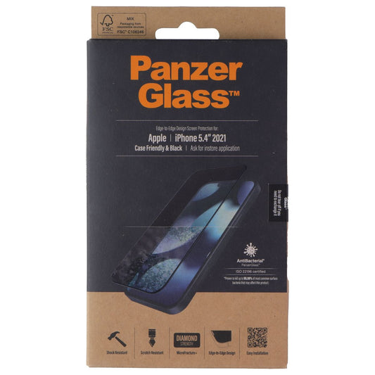 PanzerGlass Case Friendly Screen Protector for iPhone 13 mini - Black Trim