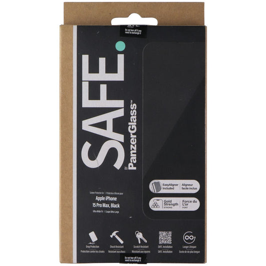 SAFE. by PanzerGlass Screen Protector for Apple iPhone 15 Pro Max - Black