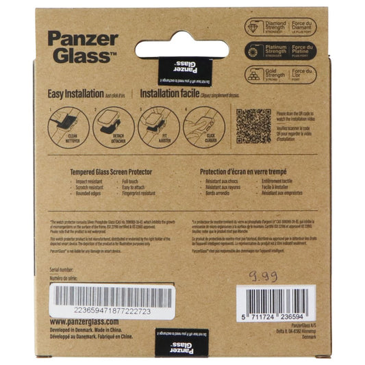 PanzerGlass 45mm Full Body Watch Protector for Apple Watch Series 8/7 - Black Smart Watch Accessories - Smart Watch Cases PanzerGlass - Simple Cell Bulk Wholesale Pricing - USA Seller