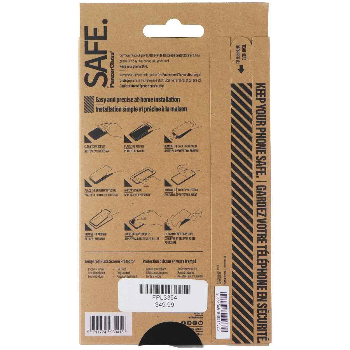 PanzerGlass SAFE. Series Tempered Glass Screen Protector for Google Pixel 8