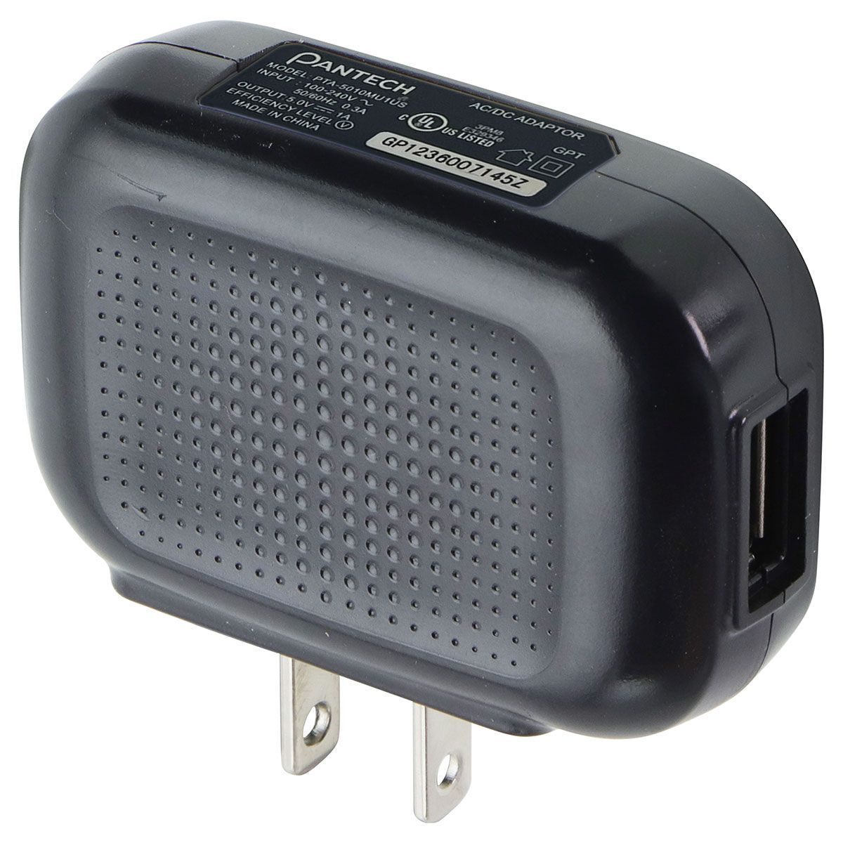 Pantech (CNRUSB) 5V/1A OEM Wall Charger USB Adapter - Black Cell Phone - Cables & Adapters Pantech - Simple Cell Bulk Wholesale Pricing - USA Seller