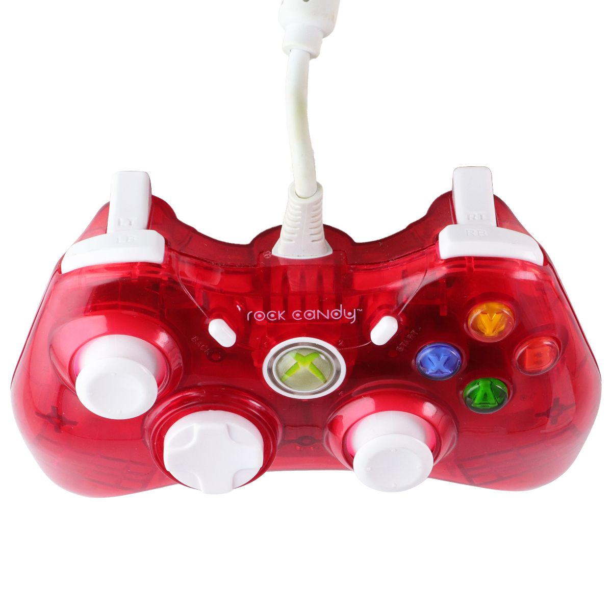 PDP Rock Candy Wired Gaming Controller for Microsoft Xbox 360 - Red (037-010) Gaming/Console - Controllers & Attachments PDP - Simple Cell Bulk Wholesale Pricing - USA Seller