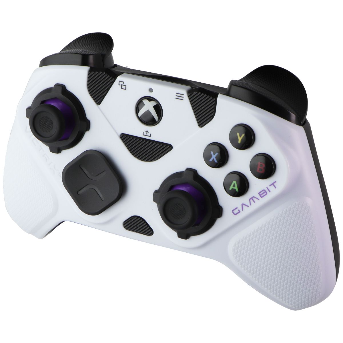 PDP Victrix Gambit Dual Core Wired Controller for Xbox X/S/One/PC - White/Purple Gaming/Console - Controllers & Attachments PDP - Simple Cell Bulk Wholesale Pricing - USA Seller