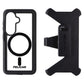 Pelican Voyager Case + Holster for MagSafe for Samsung Galaxy S26 - Black/Clear