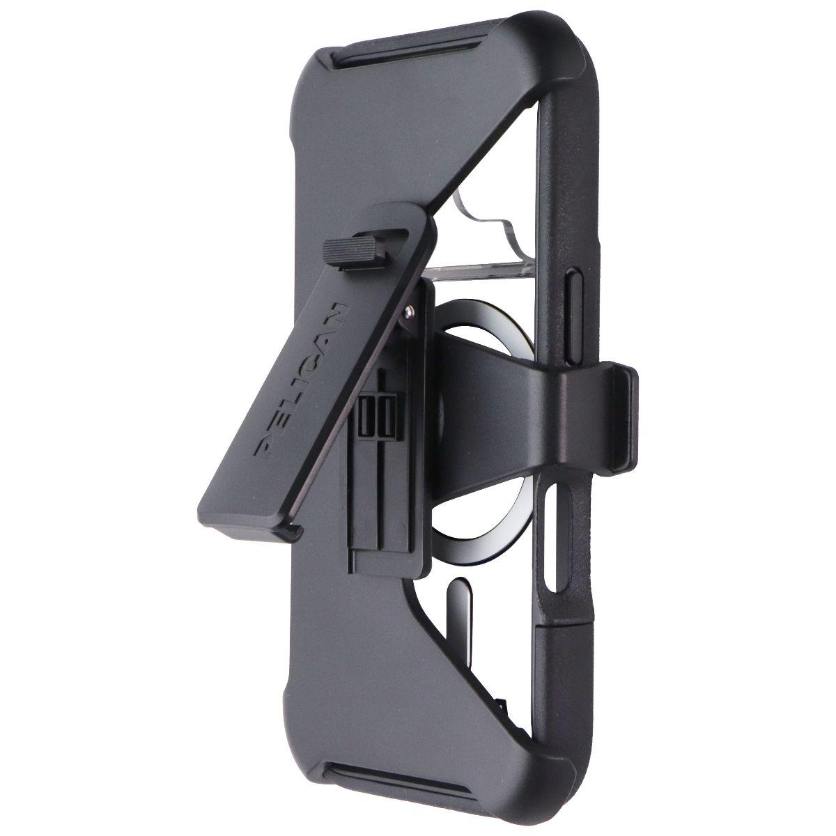 Pelican Voyager Case + Holster for MagSafe for Apple iPhone 17 Pro - Black/Clear Cell Phone - Cases, Covers & Skins Pelican - Simple Cell Bulk Wholesale Pricing - USA Seller