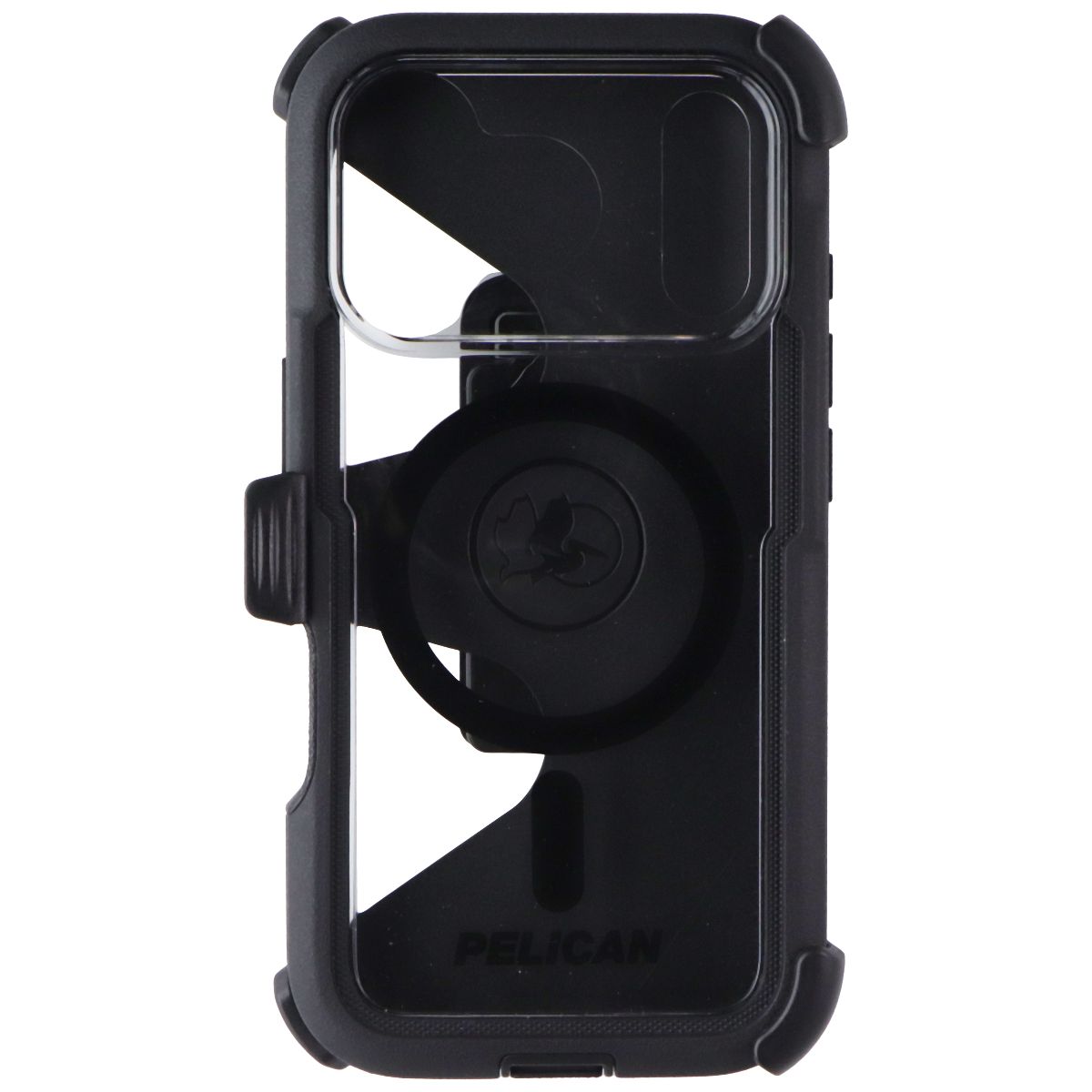 Pelican Voyager Case + Holster for MagSafe for Apple iPhone 17 Pro - Black/Clear Cell Phone - Cases, Covers & Skins Pelican - Simple Cell Bulk Wholesale Pricing - USA Seller