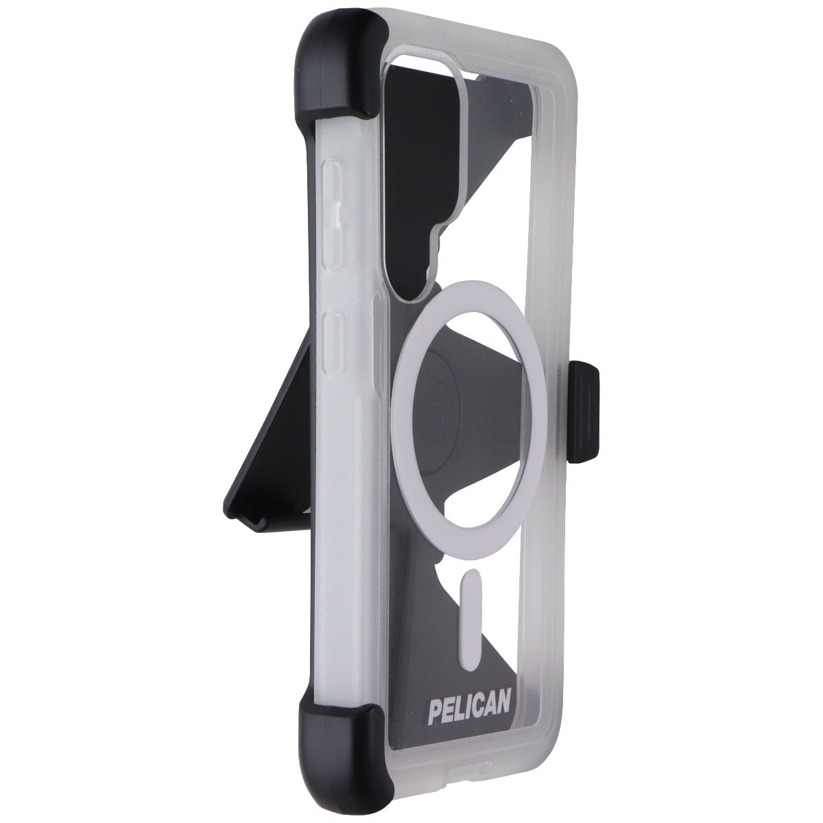 Pelican Voyager Magnetic Case + Holster for Samsung Galaxy S25 - Clear