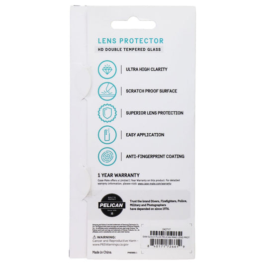 Pelican Metallic Ring HD Lens Protectors for Samsung Galaxy S23/S23 Plus Cell Phone - Screen Protectors Pelican - Simple Cell Bulk Wholesale Pricing - USA Seller
