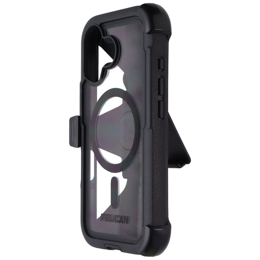 Pelican Voyager Case + Holster for MagSafe for Apple iPhone 17 - Black/Clear