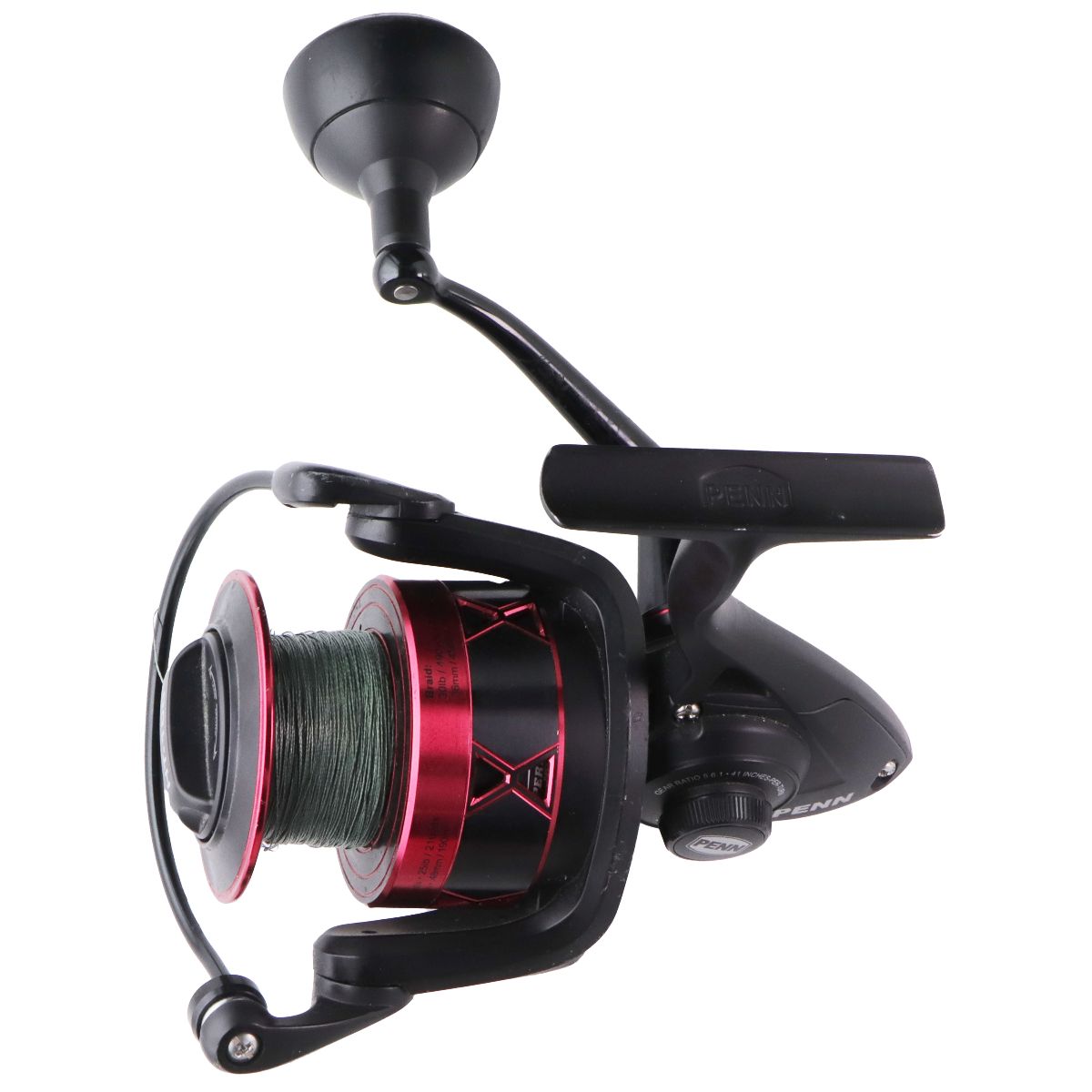 PENN Fierce IV HT-100 Spinning Reel for Fishing Rods (6000 / 5.6:1) - Red Other Sporting Goods PENN - Simple Cell Bulk Wholesale Pricing - USA Seller