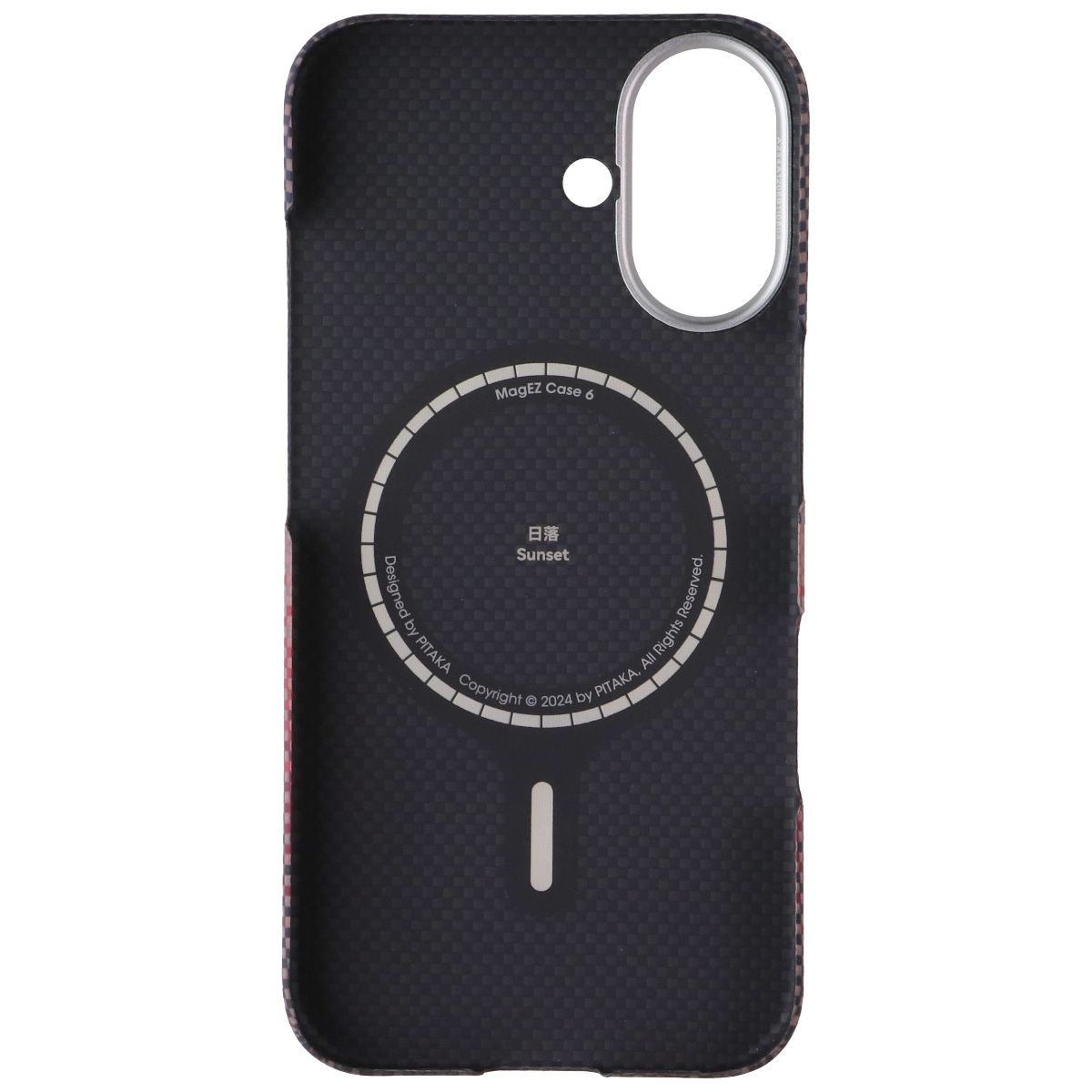 Pitaka Tactile Woven Case for MagSafe for Apple iPhone 16 Smartphone - Sunset