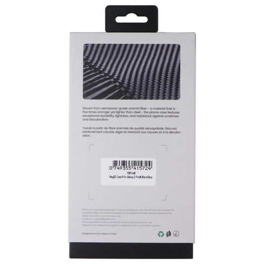 PITAKA Edge MagEZ Case 5 for MagSafe for Samsung Galaxy Z Fold6 - Black/Gray