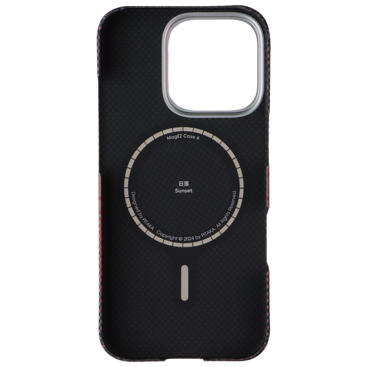 Pitaka Tactile Woven Case for MagSafe for Apple iPhone 16 Pro - Sunset