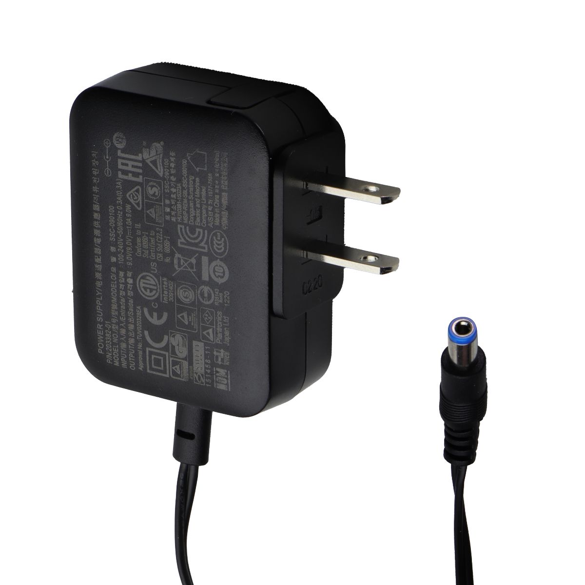 Plantronics Power Supply (SSC-090100) AC Adapter 9V/1A - Black Multipurpose Batteries & Power - Multipurpose AC to DC Adapters Plantronics - Simple Cell Bulk Wholesale Pricing - USA Seller